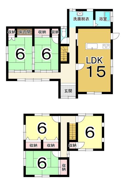 detached 岐阜県揖斐郡大野町大字本庄 地図を見る