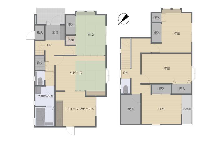 detached 岐阜県揖斐郡揖斐川町三輪 地図を見る