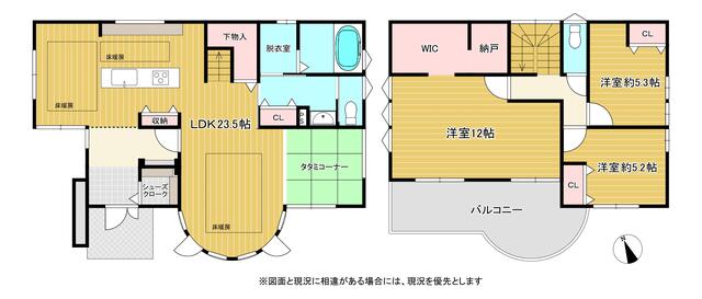 detached 三重県員弁郡東員町大字穴太 地図を見る