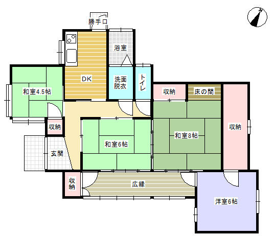 house for sale in 可児郡御嵩町, Gifu | ¥5,800,000 | 4DK | Akiyama house fin…