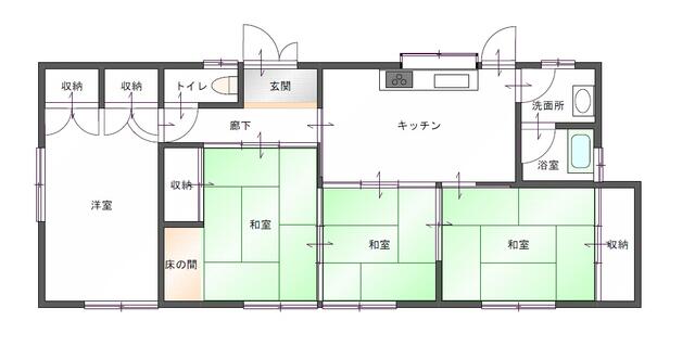 detached 岐阜県安八郡安八町北今ケ渕 地図を見る