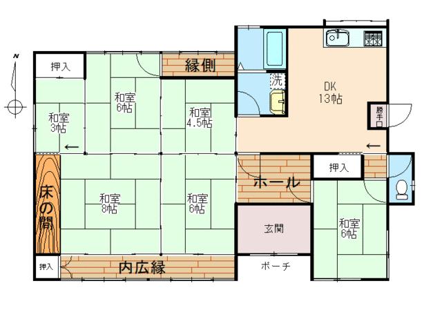 detached 岐阜県岐阜市安食 地図を見る