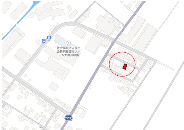 カーナビ：焼津市高新田２３９９－１６５付近