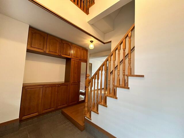 玄関／大容量のシューズボックス付きの玄関です