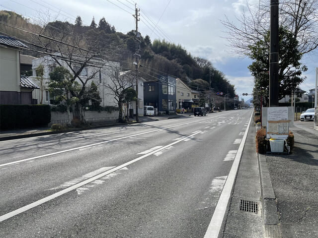 物件すぐの北街道の様子。／撮影日2025-02-01