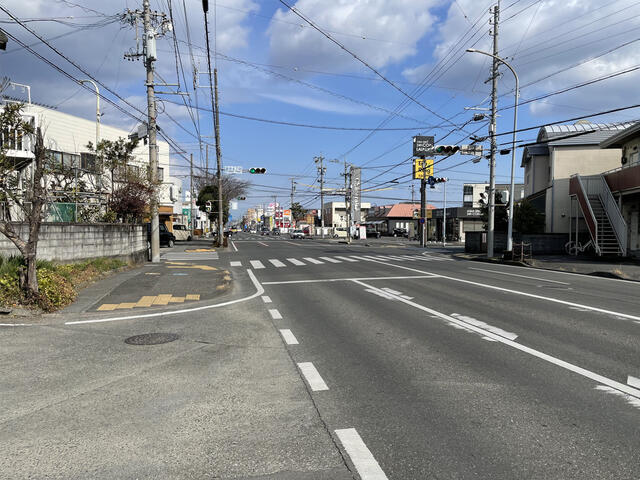 物件すぐの北街道の様子。／撮影日2025-02-01