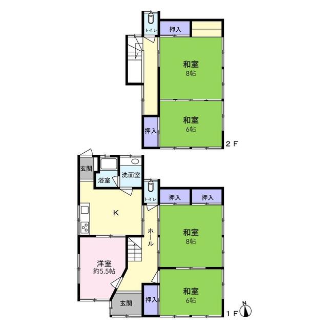 静岡県富士市の一戸建て | 480万円 | 5DK | 112.17m² | Akiyama house finder