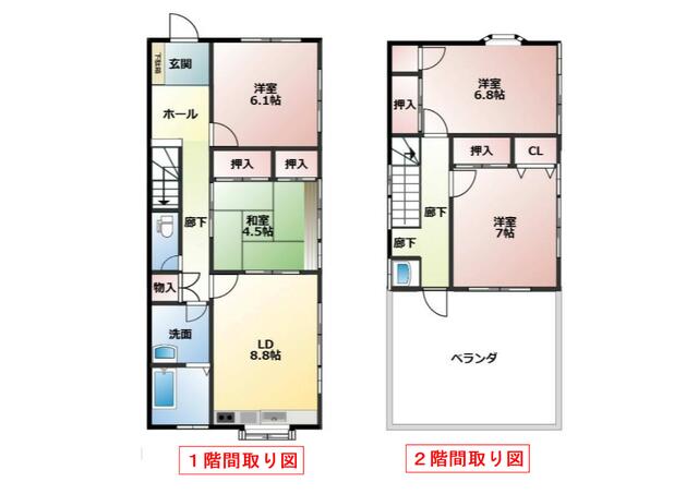 静岡県静岡市の一戸建て | 1980万円 | 4LDK | 127.6m² | Akiyama house finder