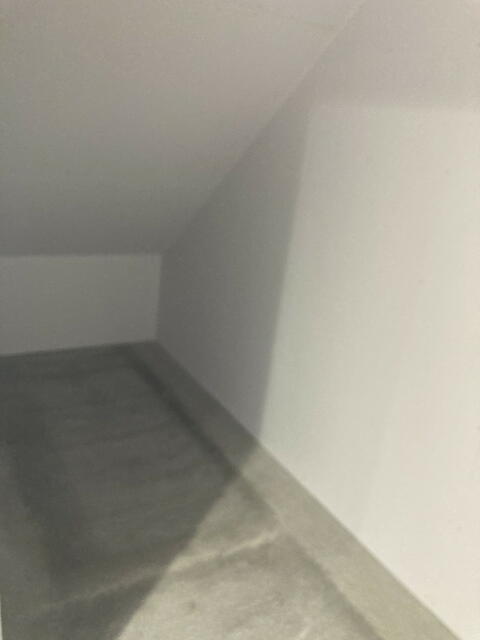 １階ガレージ内の階段下収納
