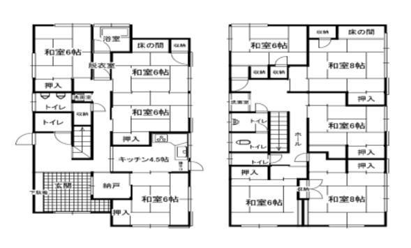 静岡県伊東市の一戸建て | 1800万円 | 9K | 148m² | Akiyama house finder