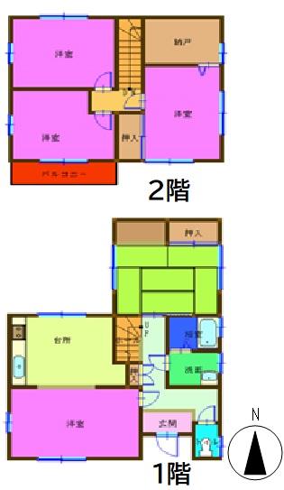 静岡県菊川市の一戸建て | 1098万円 | 4LDK | 220m² | Akiyama house finder