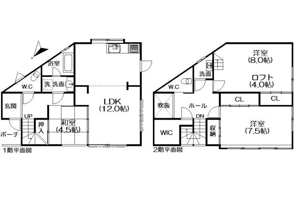 神奈川県足柄下郡湯河原町の一戸建て | 2980万円 | 3SLDK | 116.36m² | Akiyama house finder