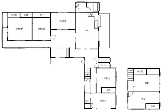 静岡県藤枝市の一戸建て | 850万円 | 7LDK | 565.52m² | Akiyama house finder