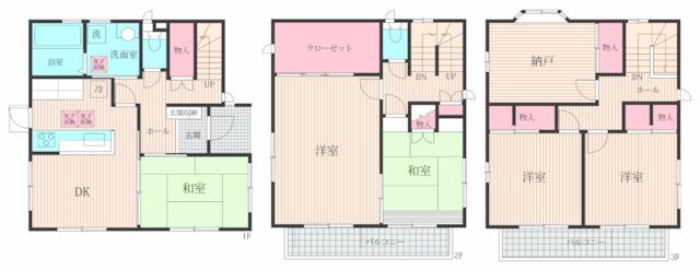 静岡県静岡市の一戸建て | 1350万円 | 6DK | 84.89m² | Akiyama house finder