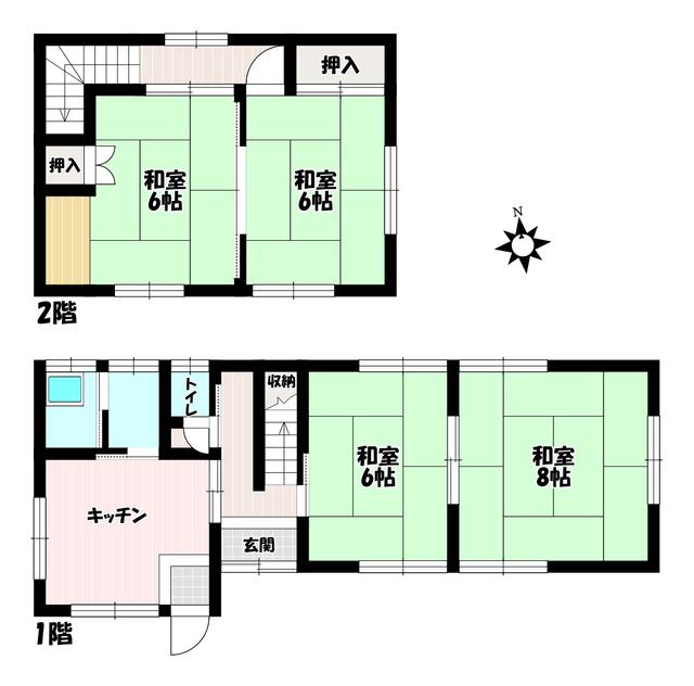 愛知県春日井市の一戸建て | 360万円 | 4DK | 126.98m² | Akiyama house finder