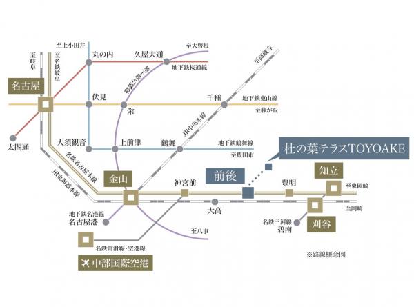 detached 愛知県豊明市沓掛町寺池 地図を見る