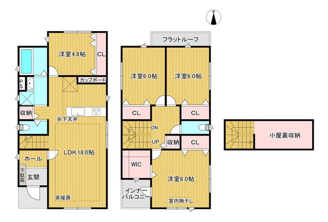 detached 愛知県尾張旭市北山町北新田 地図を見る