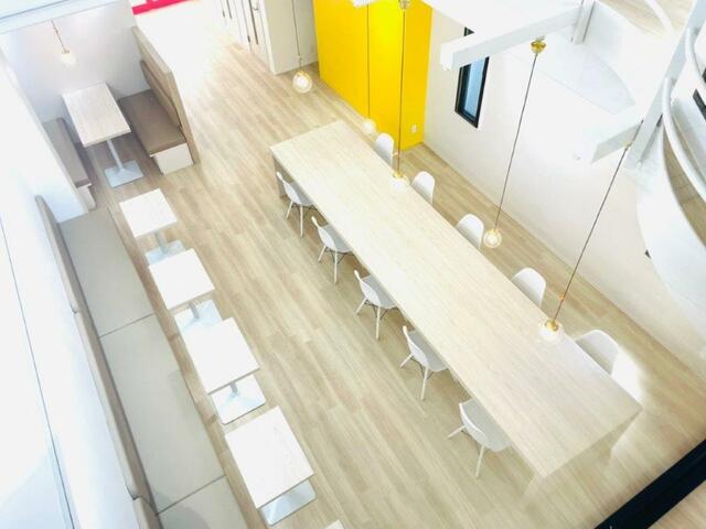 １階部分　明るく開放感のあるデザインとなっています