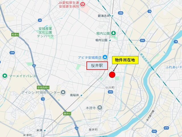 detached 愛知県安城市姫小川町芝山 地図を見る