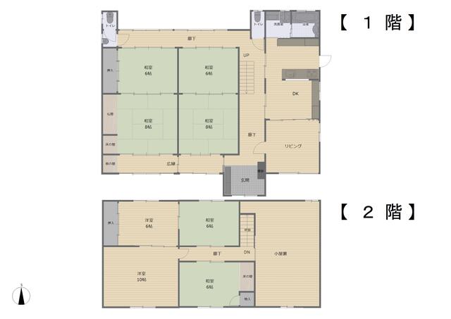 愛知県名古屋市の一戸建て | 2222万円 | 8LDK | 606.22m² | Akiyama house finder