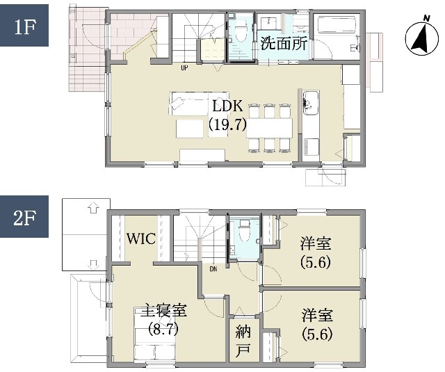 detached 愛知県清須市春日夢の森 地図を見る