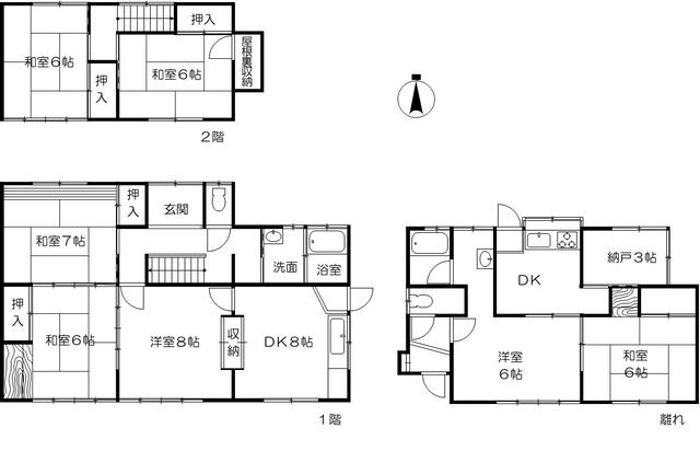 detached 愛知県名古屋市守山区町北 地図を見る