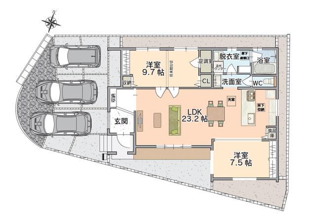detached 愛知県常滑市錦町３丁目 地図を見る