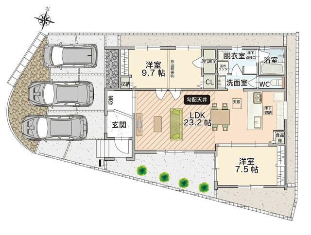 detached 愛知県常滑市錦町３丁目 地図を見る
