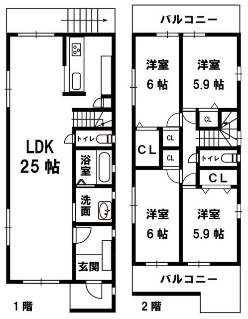 detached 愛知県日進市藤塚６丁目 地図を見る