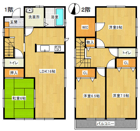 detached 愛知県海部郡蟹江町平安１丁目