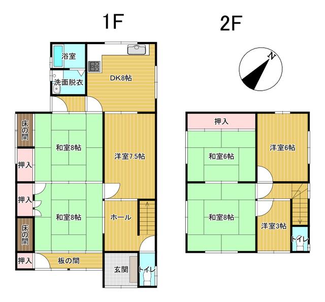 愛知県瀬戸市の一戸建て | 950万円 | 7DK | 307.27m² | Akiyama house finder
