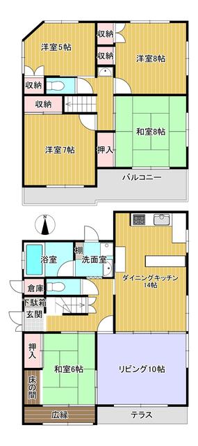 detached 愛知県尾張旭市西山町２丁目 地図を見る