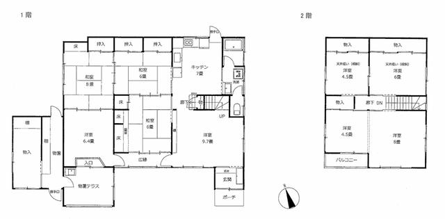 detached 愛知県新城市大野字下野 地図を見る