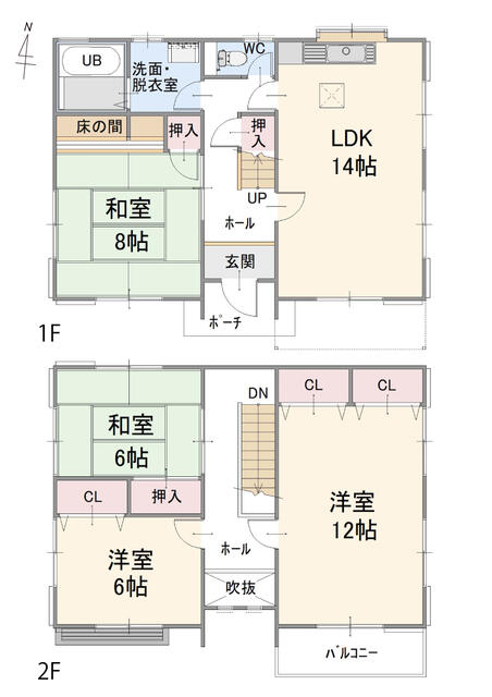 detached 愛知県江南市田代町西ノ丸 地図を見る