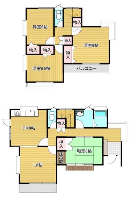 愛知県稲沢市の一戸建て | 880万円 | 4LDK | 148.96m² | Akiyama house finder
