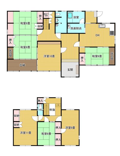 愛知県稲沢市の一戸建て | 990万円 | 7DK | 1011.97m² | Akiyama house finder