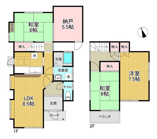 愛知県名古屋市の一戸建て | 1470万円 | 3SLDK | 164.99m² | Akiyama house finder