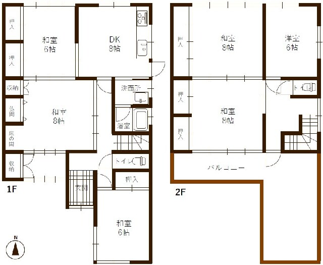 detached 愛知県蒲郡市新井町南 地図を見る