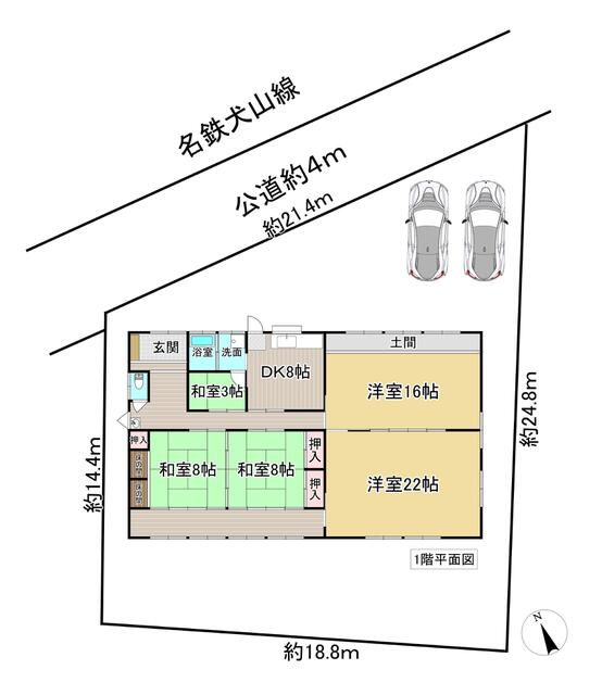 detached 愛知県江南市宮後町向エ 地図を見る