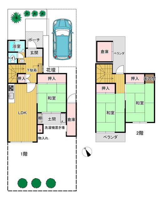 detached 愛知県瀬戸市八幡台７丁目
