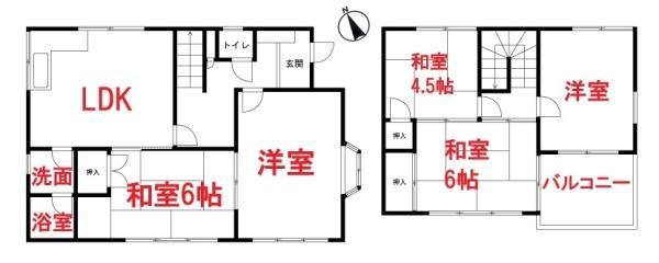 detached 愛知県丹羽郡扶桑町大字高雄字北郷 地図を見る