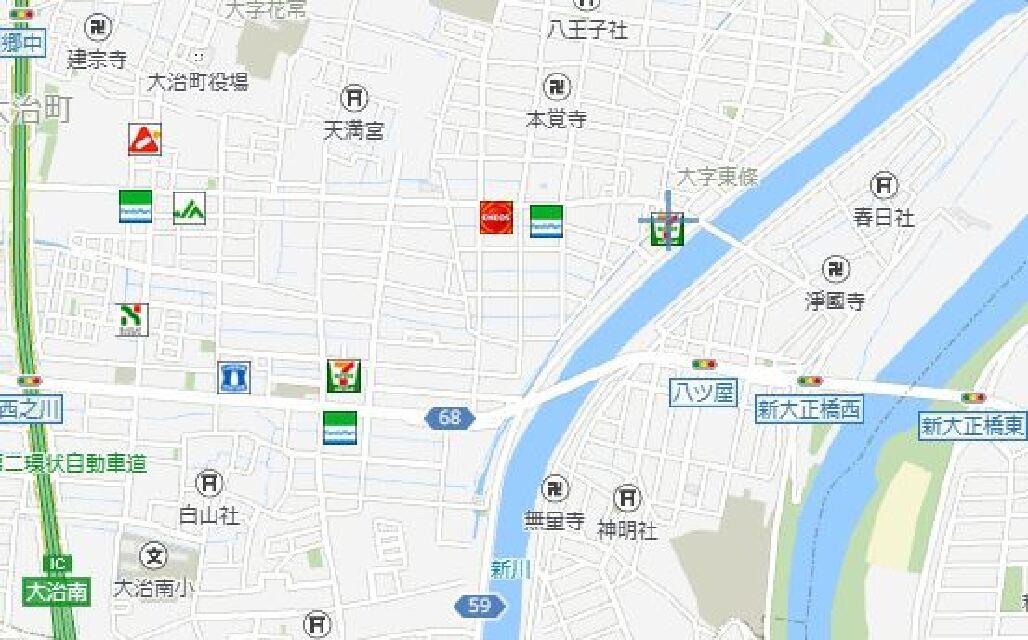 detached 愛知県海部郡大治町大字東條字郷前 地図を見る