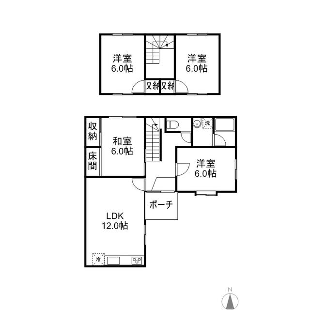 detached 岐阜県揖斐郡池田町六之井 地図を見る