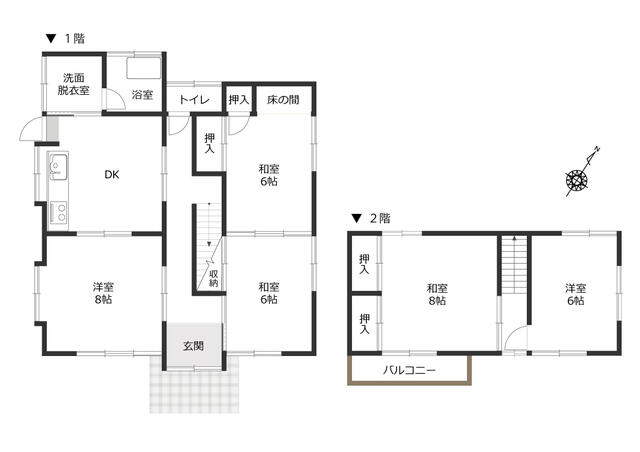 detached 愛知県丹羽郡扶桑町大字南山名字寺前 地図を見る