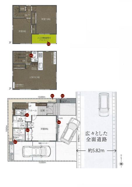 detached 愛知県北名古屋市久地野河原 地図を見る