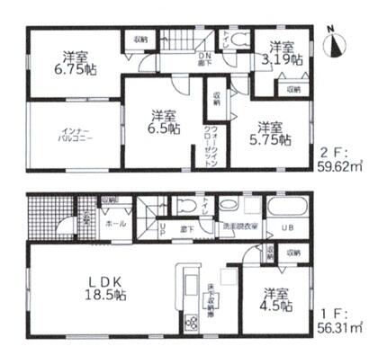detached 愛知県海部郡大治町大字八ツ屋字西田面 地図を見る