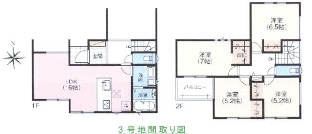 detached 愛知県海部郡大治町大字長牧字中道 地図を見る