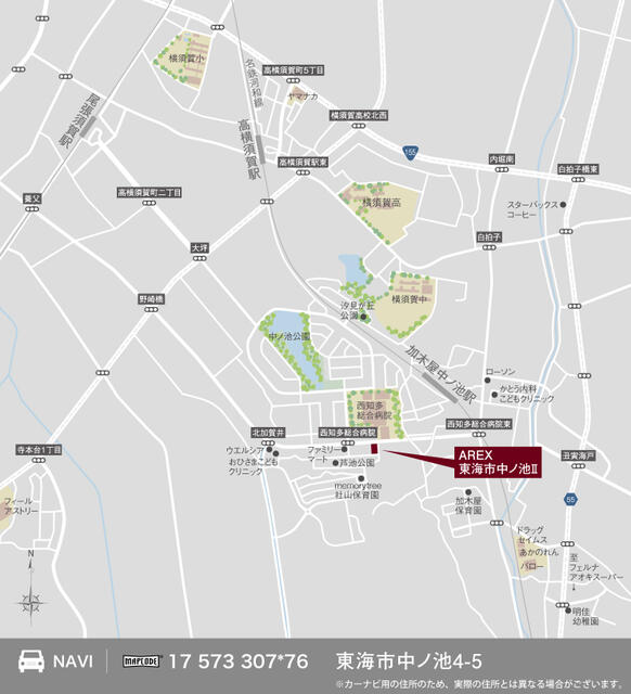 detached 愛知県東海市中ノ池４丁目 地図を見る