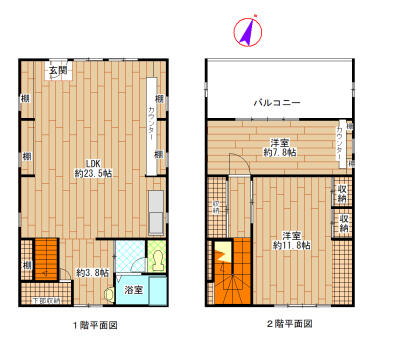 detached 愛知県清須市西枇杷島町二見 地図を見る