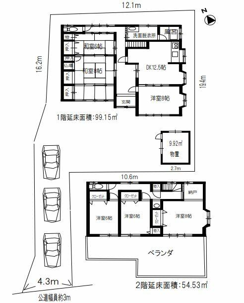 detached 愛知県愛西市北一色町北田面 地図を見る